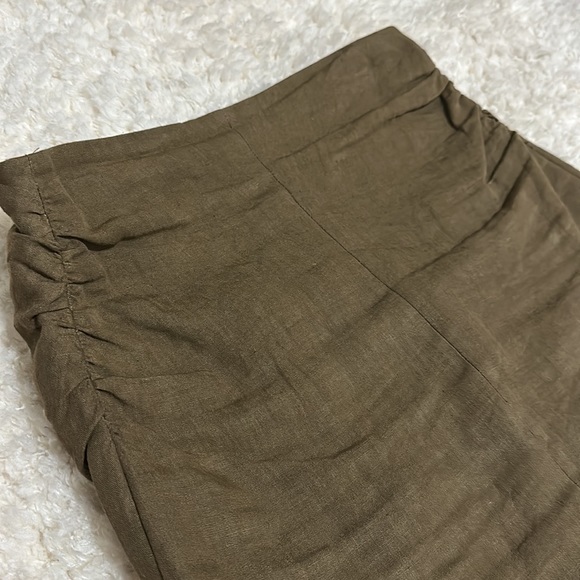 Mid thigh brown zara skirt - Picture 2 of 4